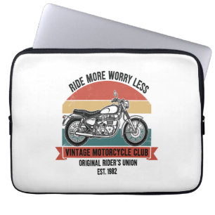 Capa Para Notebook Vintage Motorcycle Club Est. 1982