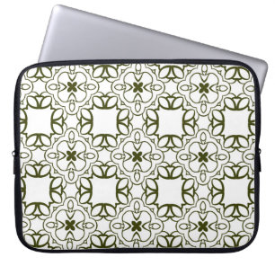 Capa Para Notebook Vintage ornamental, sem soldadura. abstrato, ara