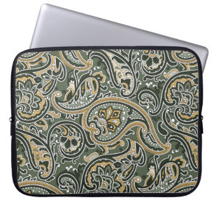 Capa Para Notebook vintage Paisley oriental étnico Pattern Seamless
