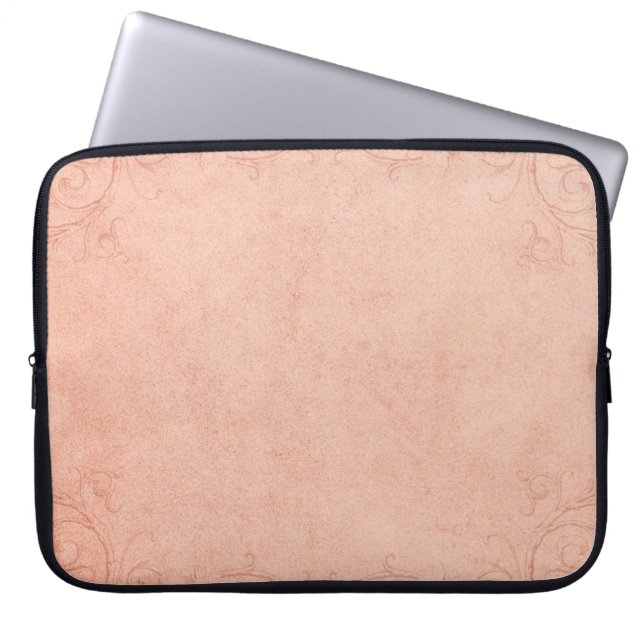 Capa Para Notebook Vintage papel frame ornament (Frente)