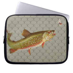 Capa Para Notebook Vintage Rainbow Troubleshoot Fly Fisheries