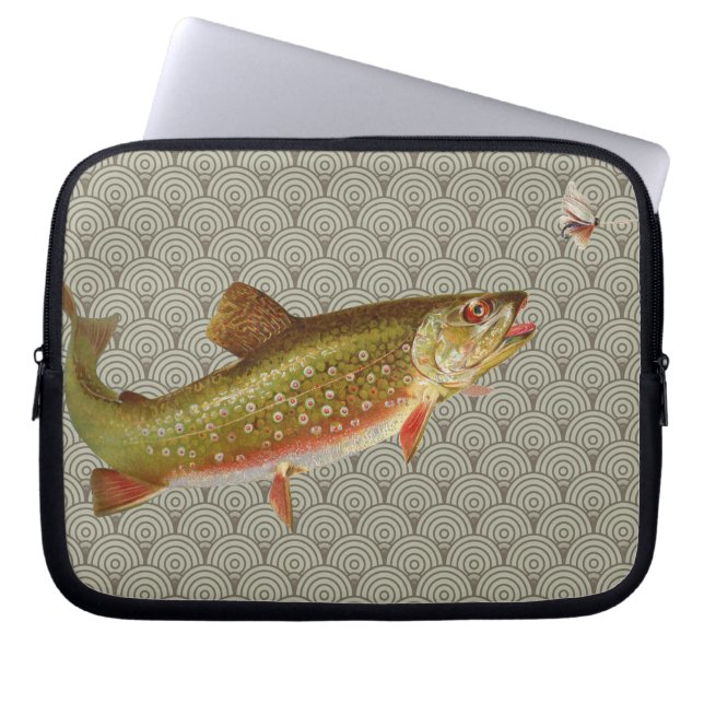 Capa Para Notebook Vintage Rainbow Troubleshoot Fly Fisheries (Frente)