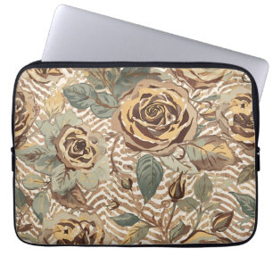 Capa Para Notebook Vintage, Rosas Lindas com Arte de Design