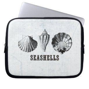 Capa Para Notebook Vintage Seashells