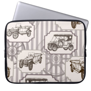 Capa Para Notebook Vintage sem falhas com o carro retrô vintage