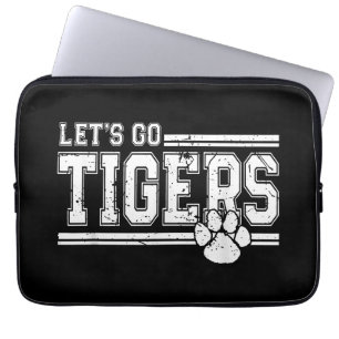 Capa Para Notebook Vintage Tigers School Sports Name Retro