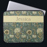Capa Para Notebook Vintage William Morris Primavera Floral<br><div class="desc">Este design floral adiciona estilo e graça com sua vintagem William Morris natureza inspirou design. O rico fundo de chá, marinho, creme e ferrugem tem a sensação de uma tapeçaria antiga. Proteja o seu laptop ou tablet com estilo. Adicione um nome para personalizá-lo. Faz um Natal excelente ou um presente...</div>