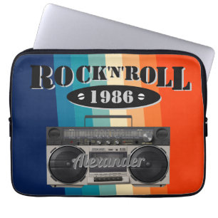 Capa Para Notebook Vintagem de música rochosa n rolo