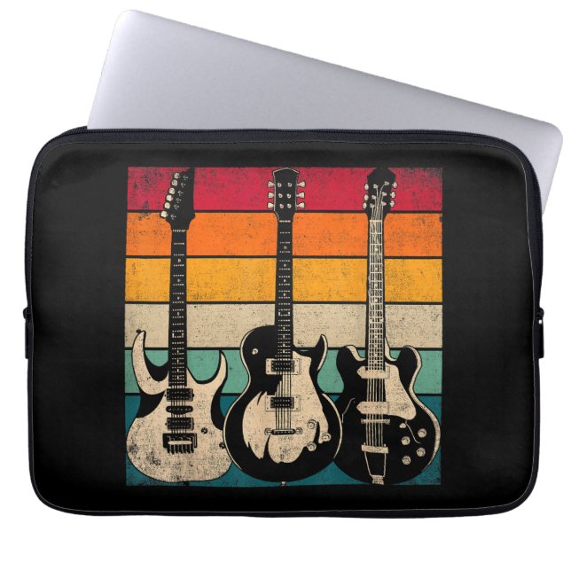 Capa Para Notebook Violão Retro (Frente)