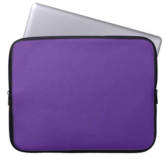 Capa Para Notebook Violeta roxa rica e sólida (Frente)