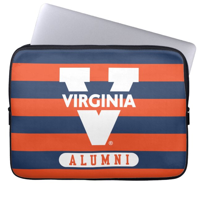 Capa Para Notebook Virginia Cavaliers Alumni Stripes (Frente)