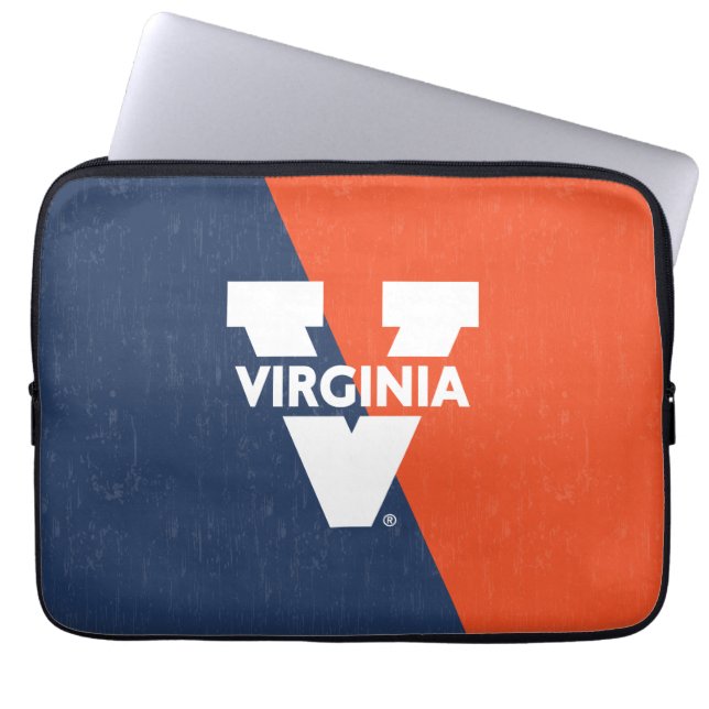 Capa Para Notebook Virginia Cavaliers Color Block (Frente)