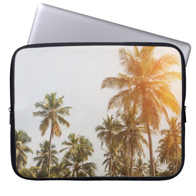 Capa Para Notebook Visão Cênica de Palm Beach (Frente)
