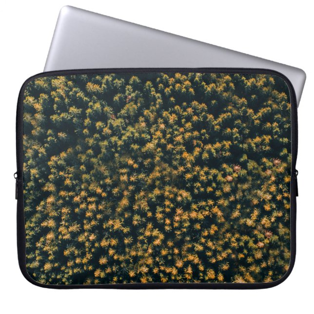 Capa Para Notebook Vista aérea das árvores (Frente)