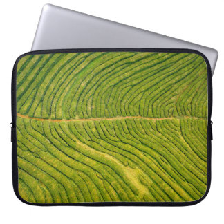 Capa Para Notebook Vista aérea de campo verde aberto