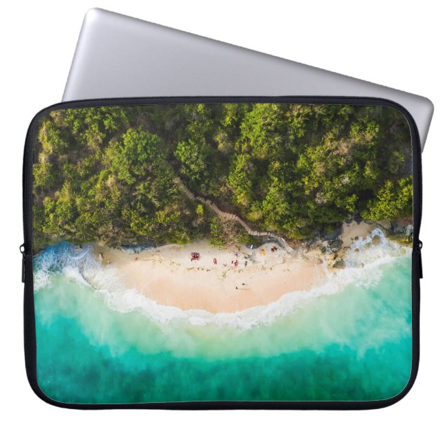 Capa Para Notebook Vista de cima, vista aérea impressionante de algum (Frente)