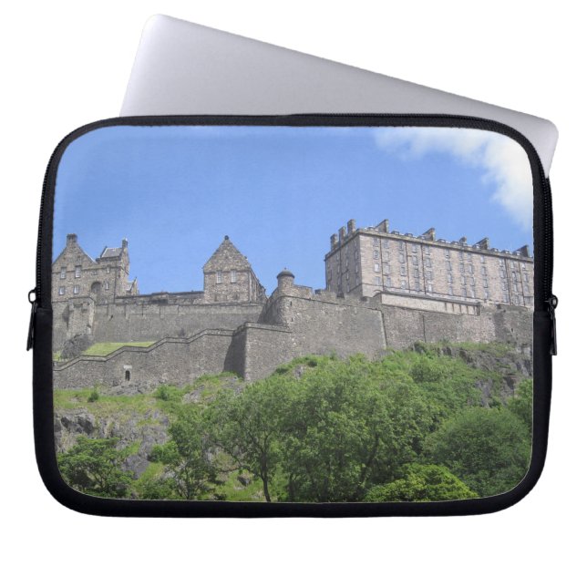 Capa Para Notebook Vista do Castelo de Edimburgo, Edimburgo, Escócia, (Frente)