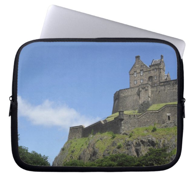 Capa Para Notebook Vista do Castelo de Edimburgo, Edimburgo, Escócia, (Frente)