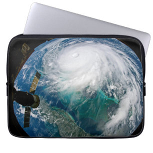 Capa Para Notebook Vista Do Furacão Dorian.