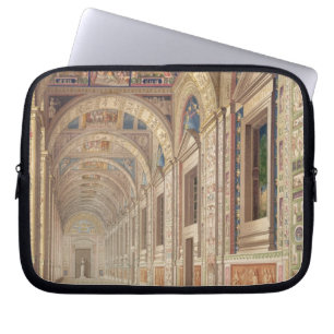 Capa Para Notebook Vista do Loggia do segundo andar no vaticano, wi