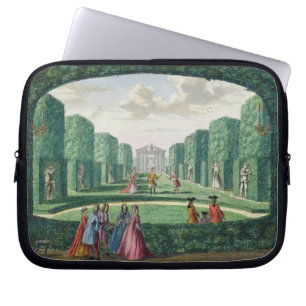 Capa Para Notebook Vista do loggia verde ao teatro, 'de H
