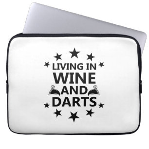 Capa Para Notebook Vivendo Em Vinho E Dardos