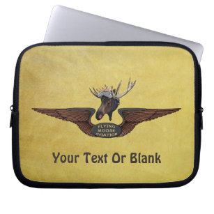 Capa Para Notebook Voando Moose Bush Piloto Wings