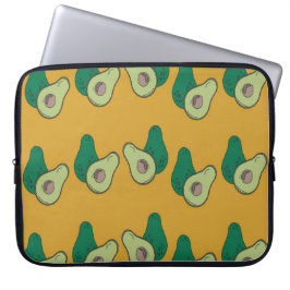 Capa Para Notebook Vocado verde em castanho