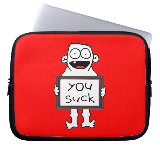Capa Para Notebook Você Chupa (Frente)