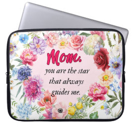 Capa Para Notebook Você É Minha Estrela-Guiante! - Dia das Mães Sensí