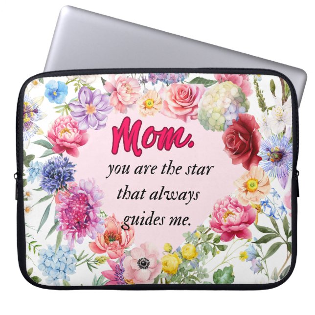 Capa Para Notebook Você É Minha Estrela-Guiante! - Dia das Mães Sensí (Frente)
