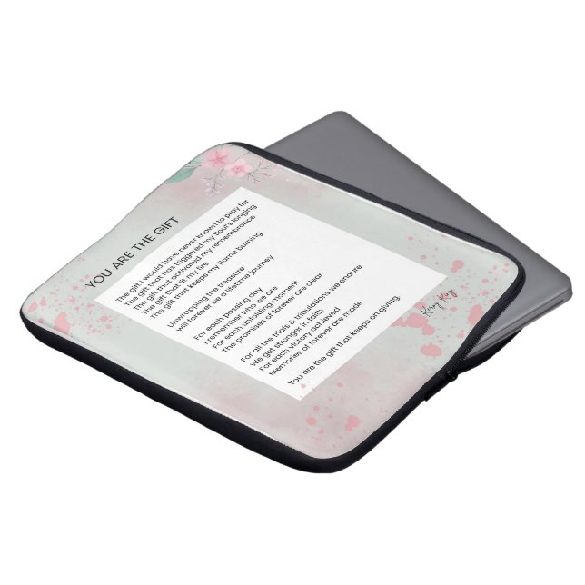 Capa Para Notebook Você É O Poema Inspirador Do Próprio Amor (Frente Topo)