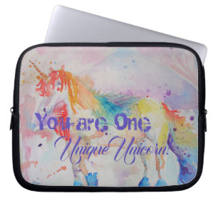 Capa Para Notebook Você É Um Unicórnio Único! Girls Pink Unicorns