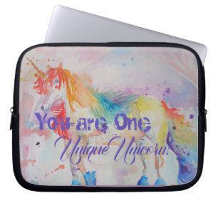 Capa Para Notebook Você É Um Unicórnio Único! Girls Pink Unicorns