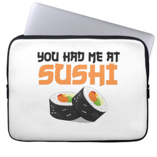 Capa Para Notebook Você Me Teve Em Sushi - Sushi Lovers