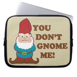 Capa Para Notebook Você não faz gnomo mim!