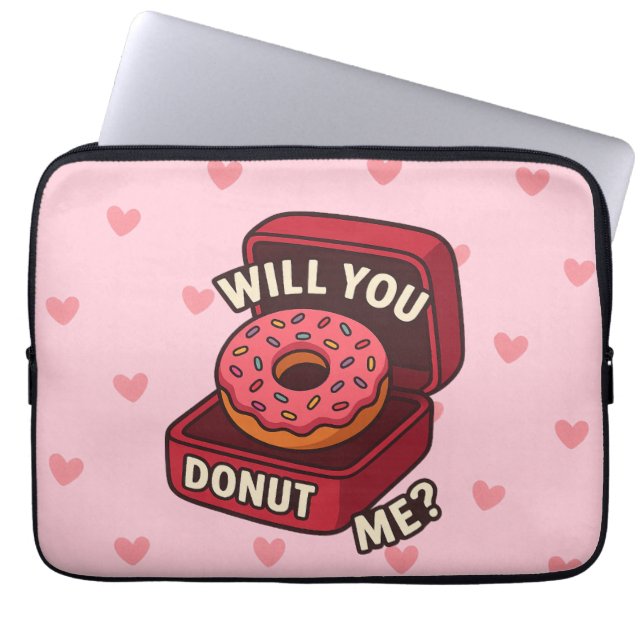 Capa Para Notebook Você Vai Me Rosquinha? Tanque de Design de Propost (Frente)