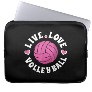 Capa Para Notebook Voleibol De Amor Vivo Para Mulheres Meninas Fa De
