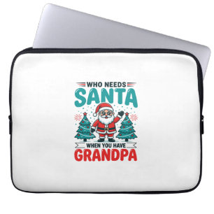 Capa Para Notebook Vovô Natal Família Natal