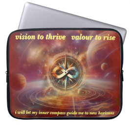 Capa Para Notebook VTVR-ABSTRACTCOMPASS4-LTS - Laptop Sleeve