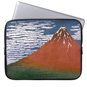 Capa Para Notebook Vulcão Red Fuji "Fujiyama" em Woodcut Japonês