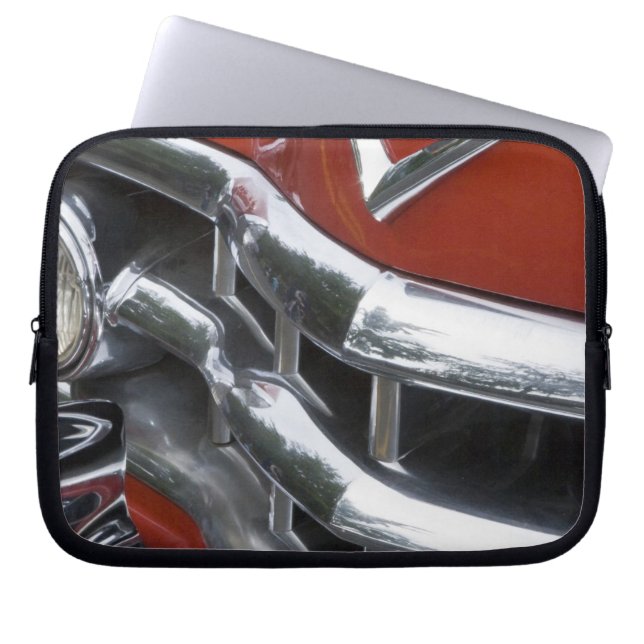Capa Para Notebook WA, Seattle, automóvel americano clássico. 4 (Frente)