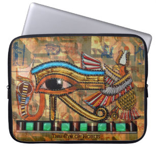 Capa Para Notebook Wadjet Egípcio Olho de Horus III Bolsa de laptop d
