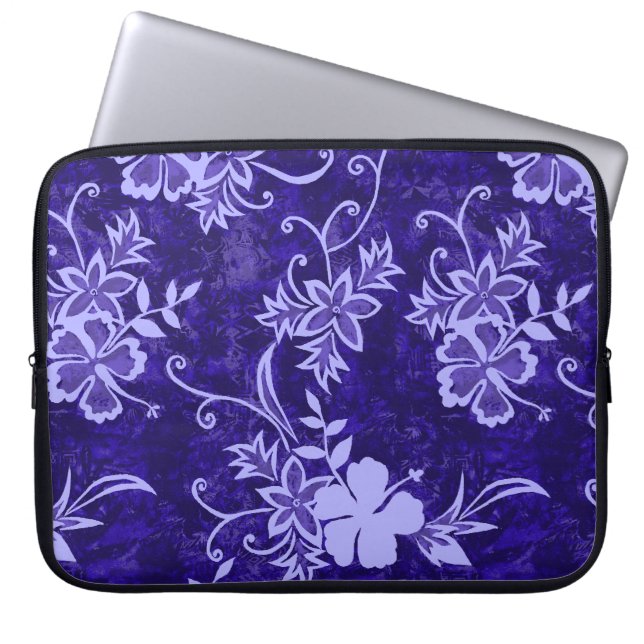 Capa Para Notebook Waimanalo Hawaiian Hibiscus Neoprene Wetcase (Frente)