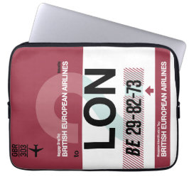 Capa Para Notebook WanderTag - Bolsa de laptop Minimalista de Londres