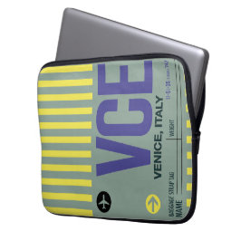 Capa Para Notebook WanderTag - Bolsa de laptop Minimalista de Veneza