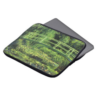 Capa Para Notebook Waterlilies branco por Claude Monet, arte do