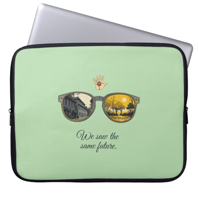 Capa Para Notebook We saw the same future (Frente)