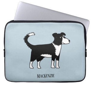 Capa Para Notebook Welsh Border Collie Sheepdog Personalizado