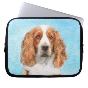 Capa Para Notebook Welsh Springer Spaniel Painting - Arte Original De